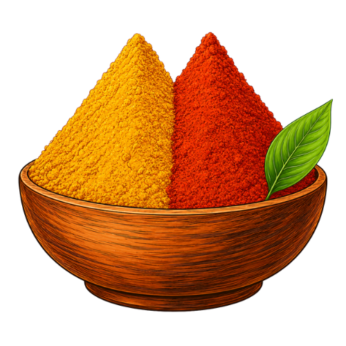 Organic Chili and Turmeric powder
